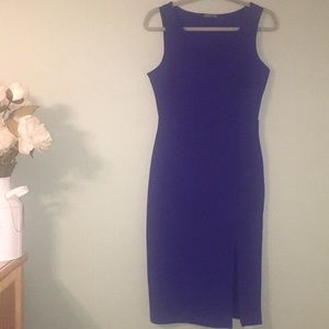 Royal Blue Midi Dress